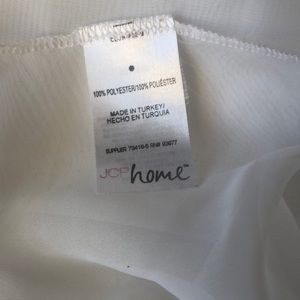 Sheer White Panel 28” wide x 72” long